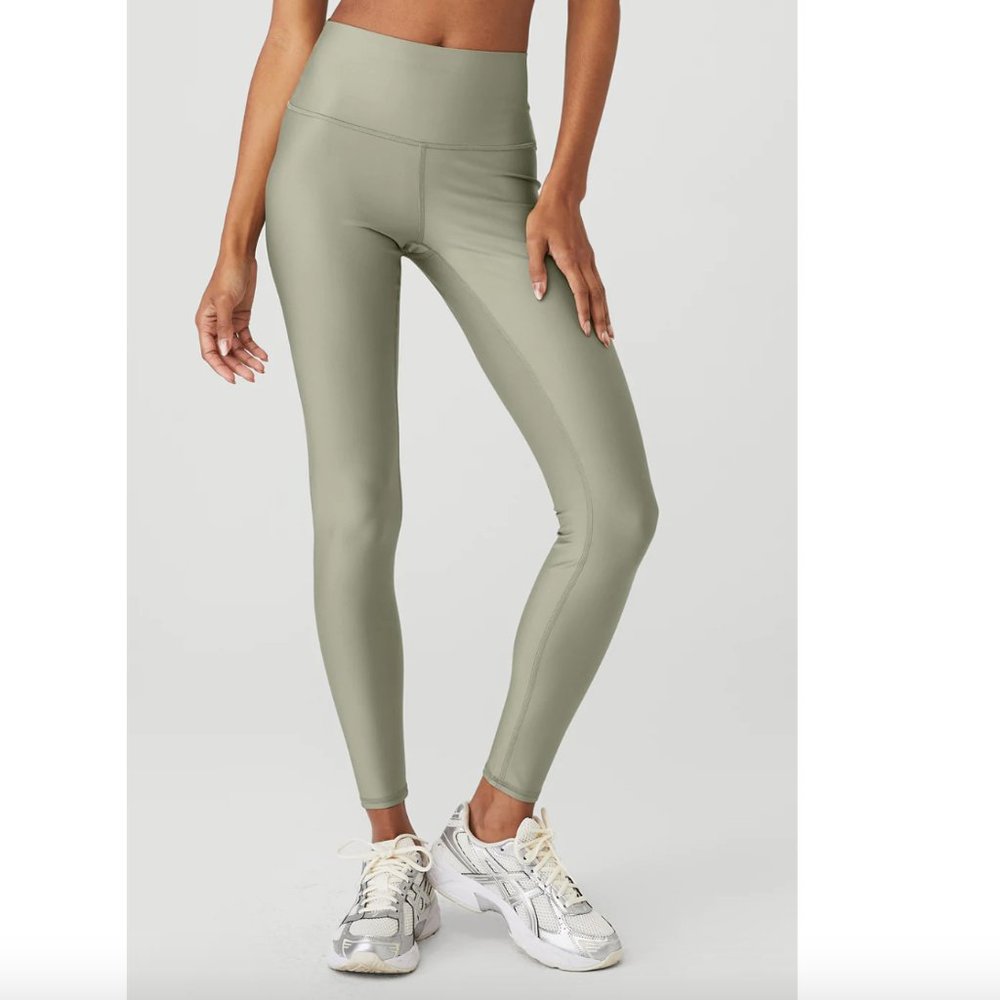 Alo Yoga High-Waist Airlift Legging - Limestone - Size XS